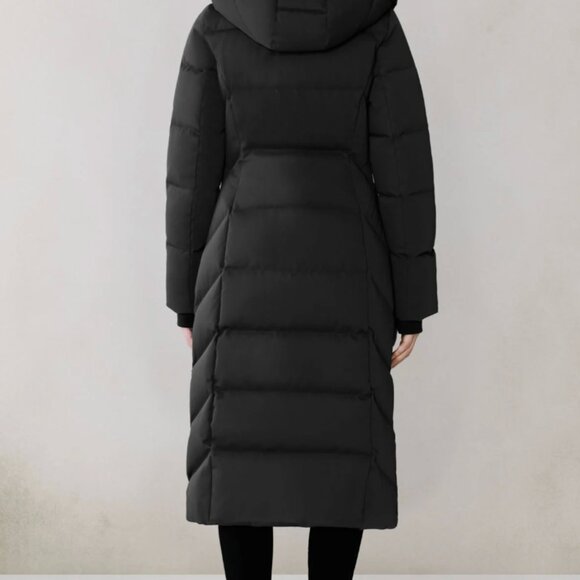 Soia & Kyo TALYSE-C Maxi Black Down Coat *New w/o Tags* - Picture 5 of 8